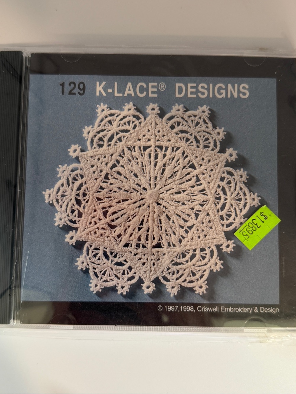 New Janome K Lace Designs #129 Memory Card Sealed
